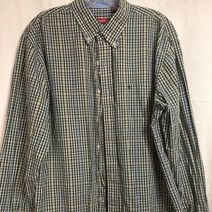 Izod Men’s Large Long-Sleeved Button-Down